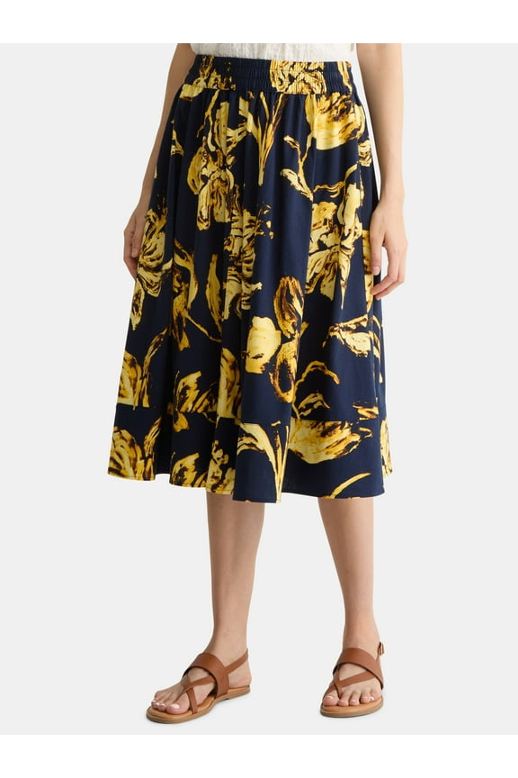 Women's Tiered Pull-On Skirt, Sizes XS-4X