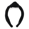 thumbnail image 1 of Time and Tru Women's Chenille Top Knot Hair Headband, Black, 1 of 3