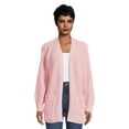 Time and Tru Women's Chenille Waffle Knit Cardigan