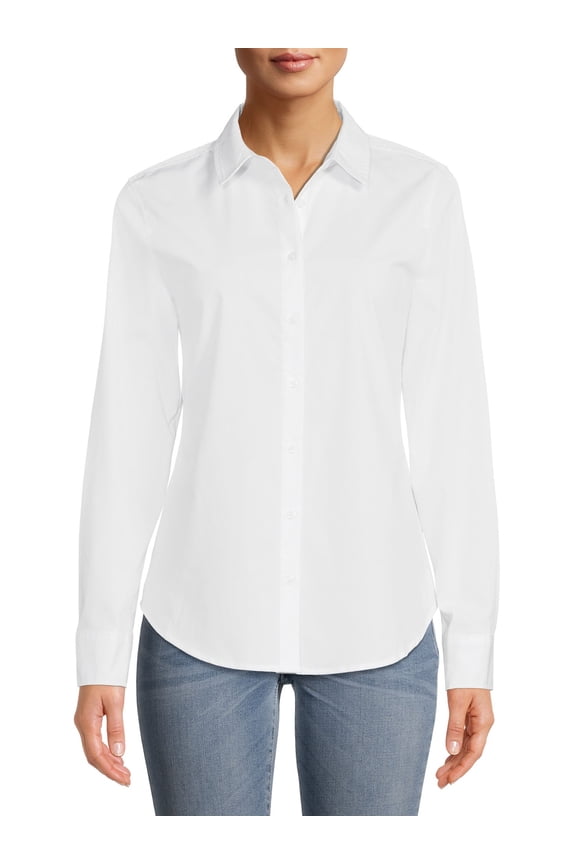 Women's Classic Button-Front Shirt