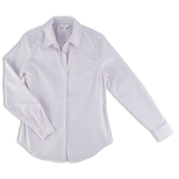 Time and Tru Women's Classic Button-Front Shirt