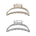 thumbnail image 1 of Time and Tru Women’s Claw Hair Clip, 2-Pack, 1 of 9