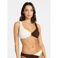 thumbnail image 1 of Time and Tru Women's Collections Ring Front Bikini Top, Sizes XS-XL, 1 of 6