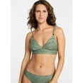 thumbnail image 1 of Time and Tru Women's Collections V Neck Bralette Bikini Top, Sizes XS-XL, 1 of 5