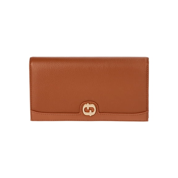 Time and Tru Women's Cora Bifold Wallet, Cognac
