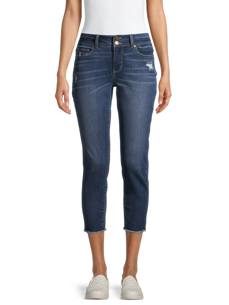 Time and Tru Women's Core Mid Rise Capri Pants