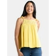 thumbnail image 1 of Time and Tru Women's Cotton Crochet Tank Top, Sizes XS-XXXL, 1 of 5