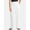 thumbnail image 1 of Time and Tru Women's and Women's Plus Cotton Double Cloth Cargo Pants, Sizes XS-XXXL, 1 of 5