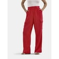 thumbnail image 1 of Time and Tru Women's and Women's Plus Cotton Double Cloth Cargo Pants, Sizes XS-4X, 1 of 4
