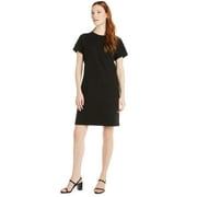 Time and Tru Women's Cotton T-Shirt Dress with Short Sleeves, Sizes S-XXXL