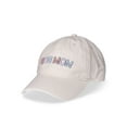 thumbnail interactive-video image 1 of Time and Tru Women's Cotton Twill Dog Mom Baseball Hat, Mother of Pearl, 1 of 5