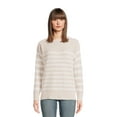 thumbnail image 1 of Time and Tru Women's Crewneck Chenille Sweater with Long Sleeves, Midweight, Sizes XS-XXXL, 1 of 7