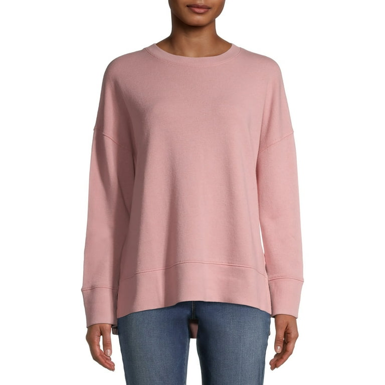 Walmart crew neck sweater women's cheap