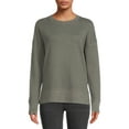 thumbnail image 1 of Time and Tru Women's Crewneck Sweatshirt, 1 of 2