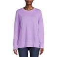 thumbnail image 1 of Time and Tru Women's Crewneck Sweatshirt, 1 of 5