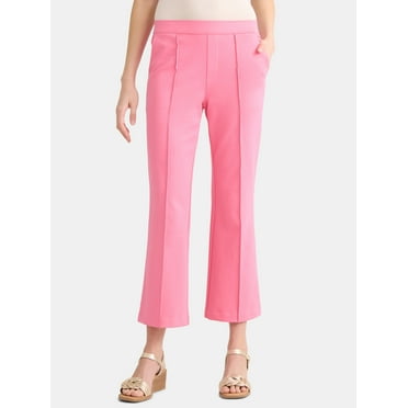 Time and Tru Women's Cropped Flare Pants, 26" Inseam Size XS-XXXL