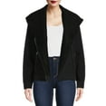 thumbnail image 1 of Time and Tru Women's Denim Faux Sherpa Jacket, 1 of 5