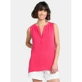 thumbnail image 1 of Time and Tru Women's Double Cloth Cotton Tank Top, Sizes XS-XXXL, 1 of 4