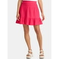 thumbnail image 1 of Time and Tru Women's Double Cloth Skirt, Sizes XS-XXXL, 1 of 5
