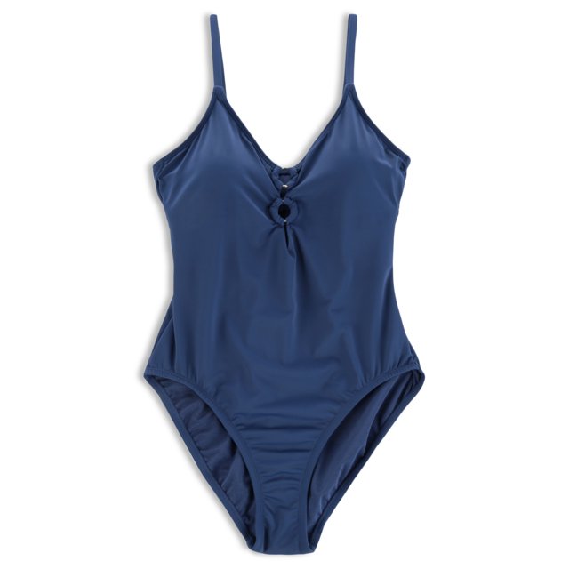 Time and Tru Women's Double Ring One Piece Swimsuit