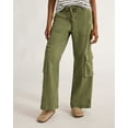 thumbnail image 1 of Time and Tru Women's Drawstring Cargo Pants, 29", 31", 33" Inseams, Sizes 2-20, 1 of 8