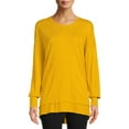 thumbnail image 1 of Time and Tru Women's Drop Shoulder Tunic, 1 of 5