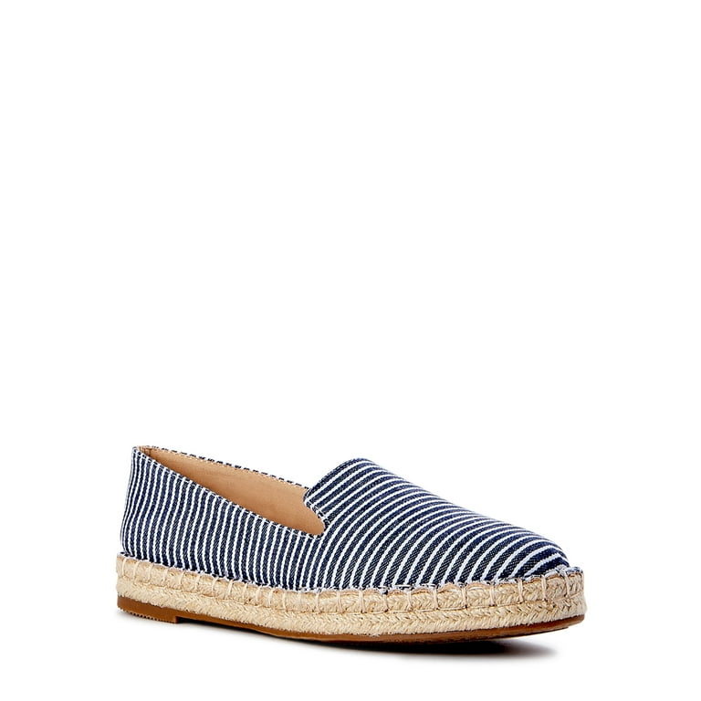 Time and Tru Women s Espadrille Flats Walmart