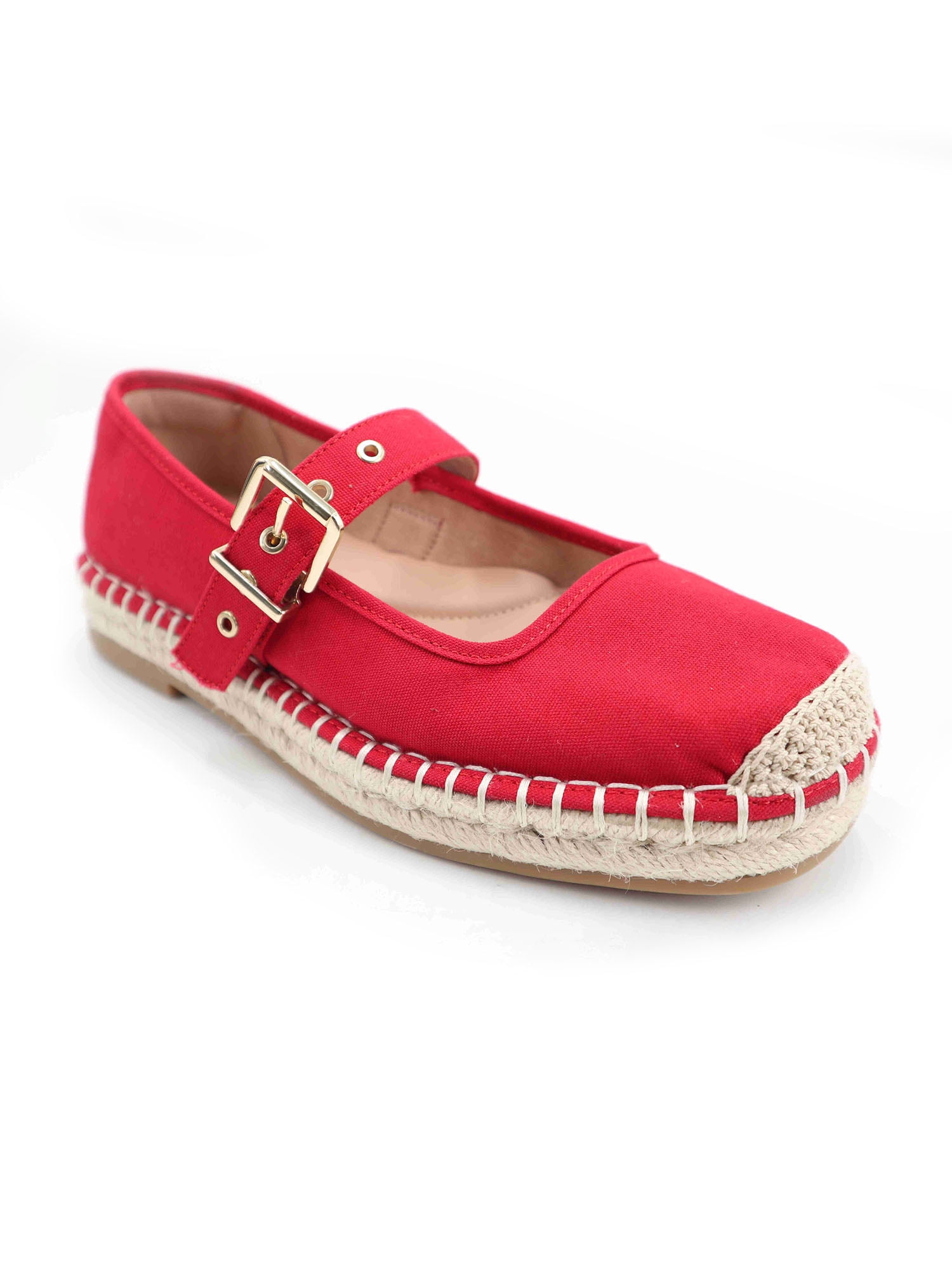 Time and Tru Women’s Mary Jane Espadrille Flats