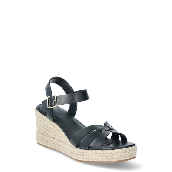 Time and Tru Women's Espadrille Wedge Sandals