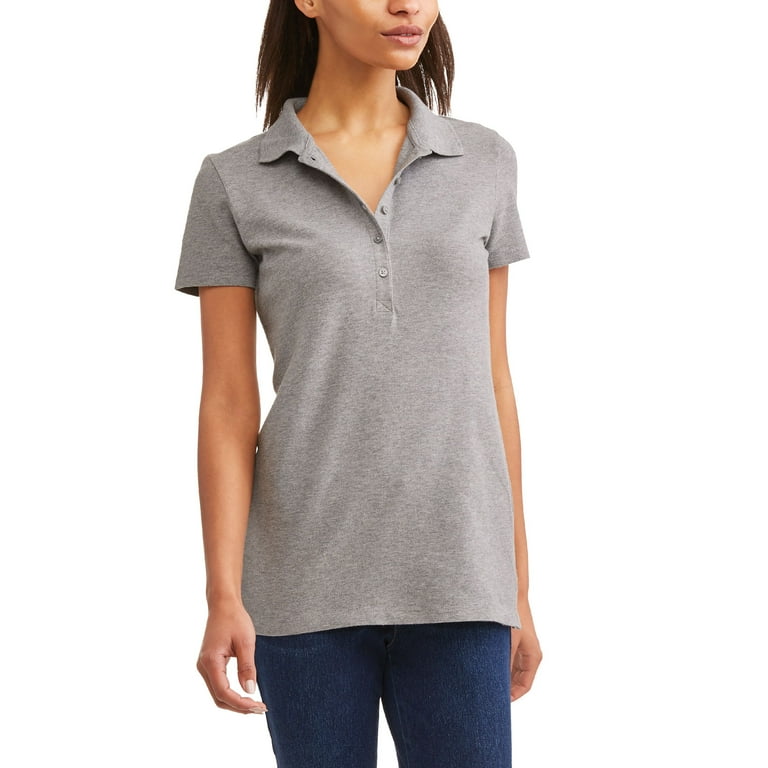 Time and tru top women's polo shirts