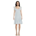 Time and Tru Women's Fashion Basic Eyelet Dress