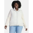 thumbnail image 1 of Time and Tru Women's and Women's Plus Faux Fur Reversible Vest, Sizes XS-2X, 1 of 4