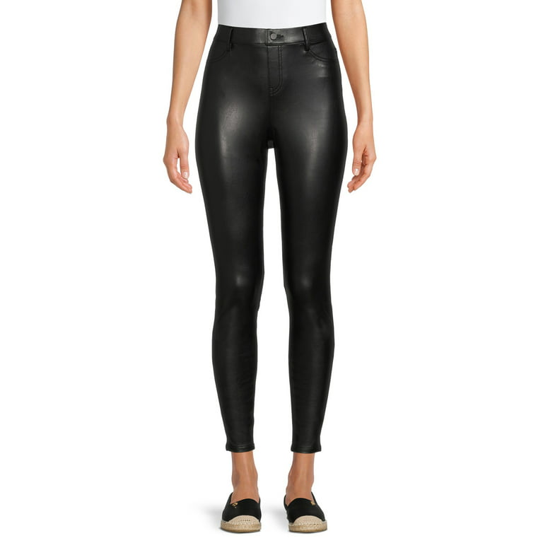 Time and Tru Women's Faux Leather Jegging 
