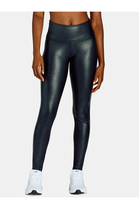 Women's Faux Leather Leggings, Full Length, Sizes XS-XXXL
