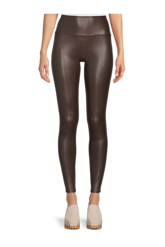 Women's Faux Leather Leggings, Full Length, Sizes XS-XXXL