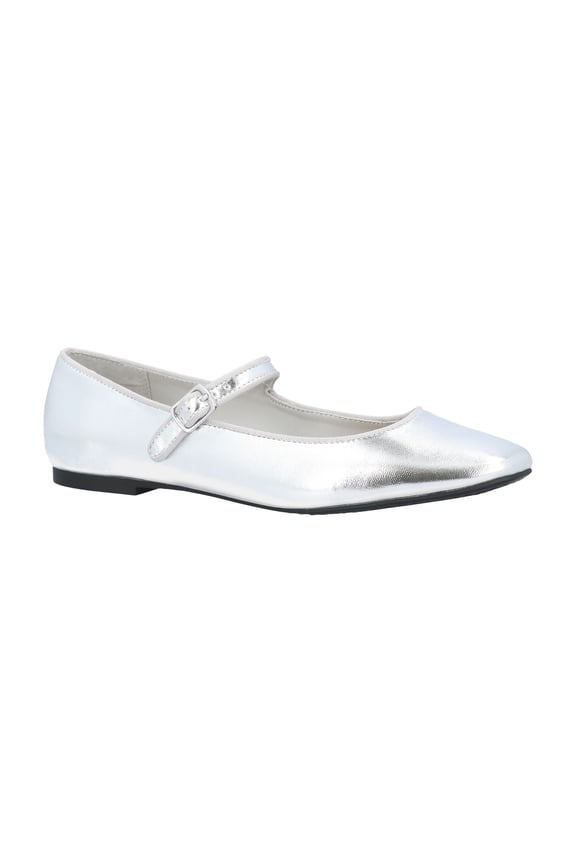 Women's Faux Leather Mary Jane Flats