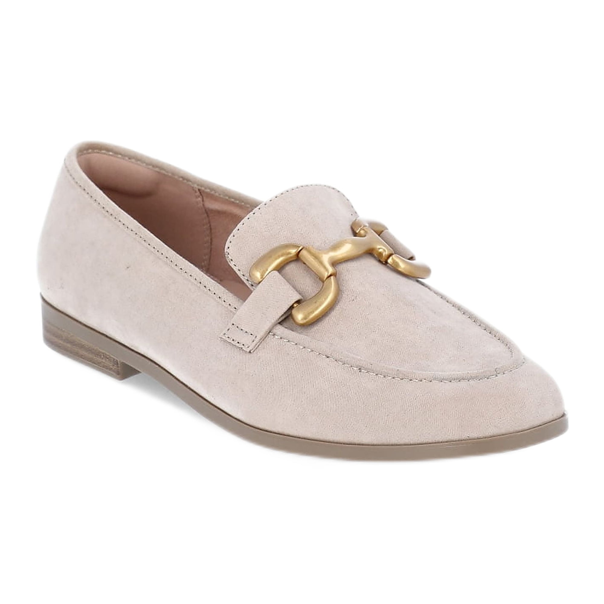 Women's Faux Leather Buckle Loafers