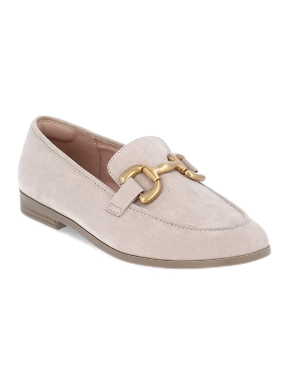 Women's Faux Leather Buckle Loafers