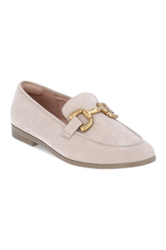 Women's Faux Leather Buckle Loafers