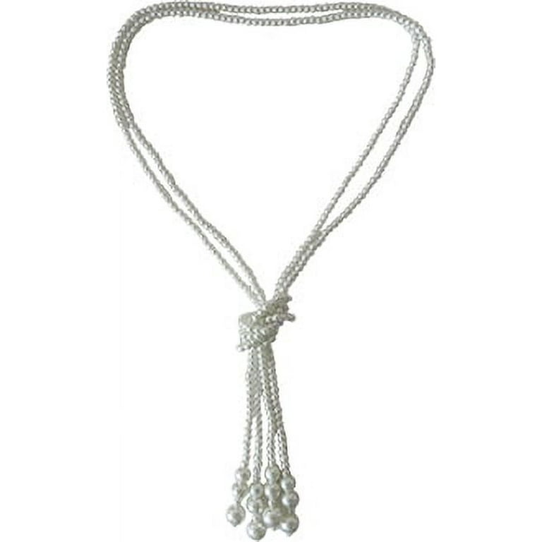 Jaclyn Silver Bead & Black Rope Necklace in Silver & Black by Jewelry  Accessories