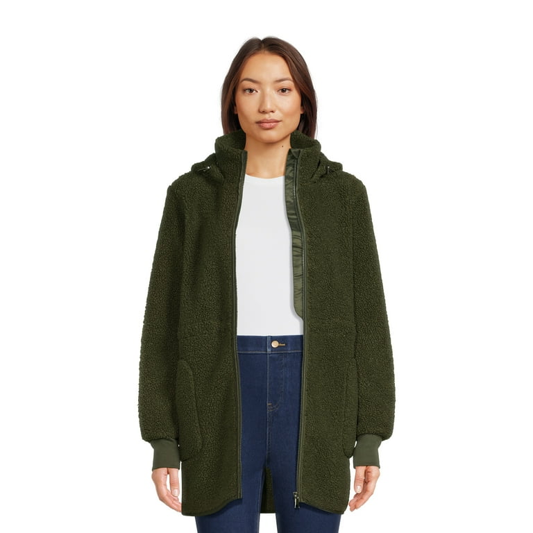 Walmart time and sales tru sherpa pullover