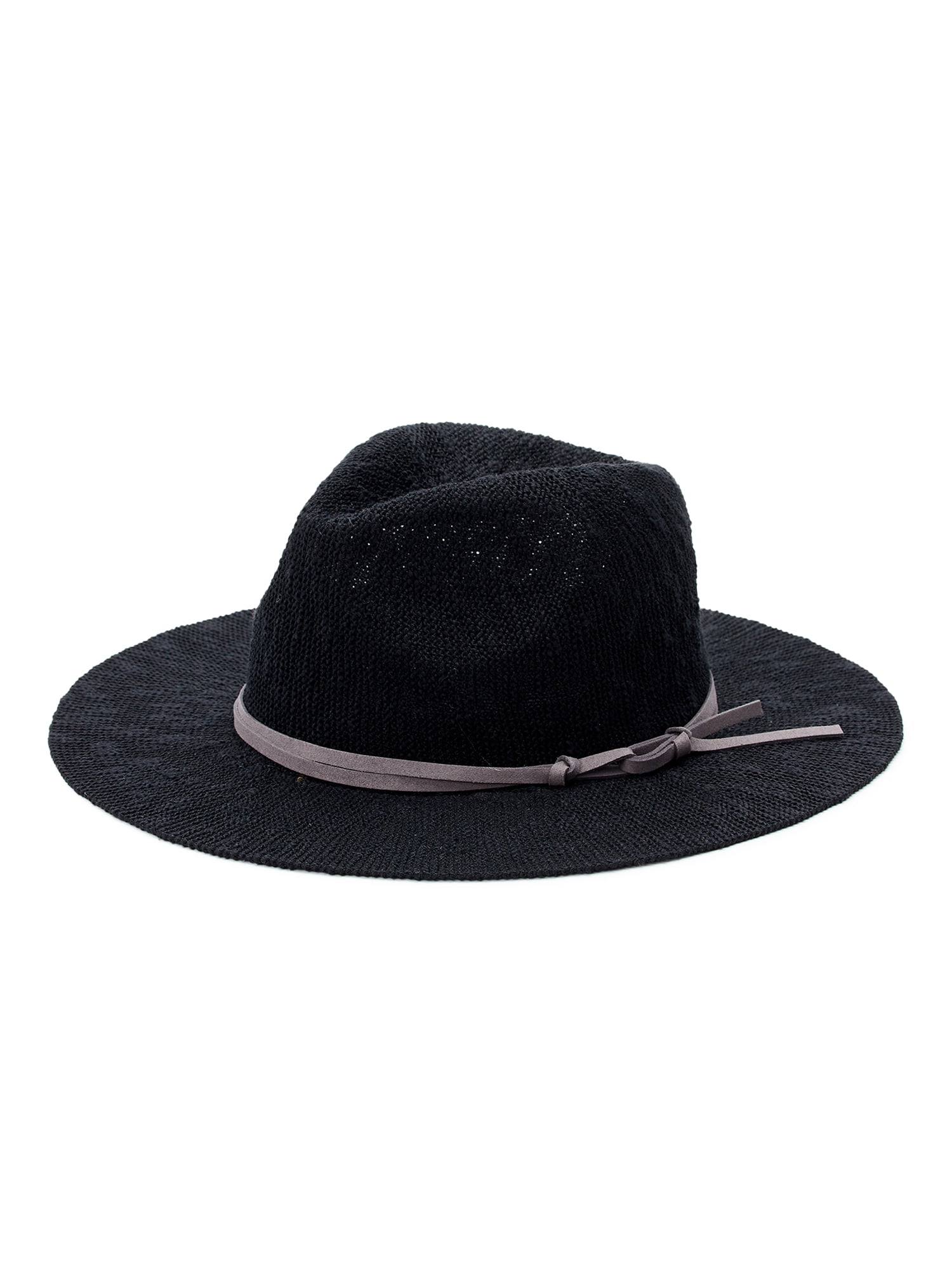 Time and Tru Women’s Fedora with Faux Suede Trim