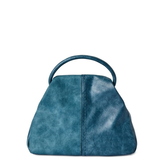 Time and Tru Women’s Fiona Crossbody Handbag Blue