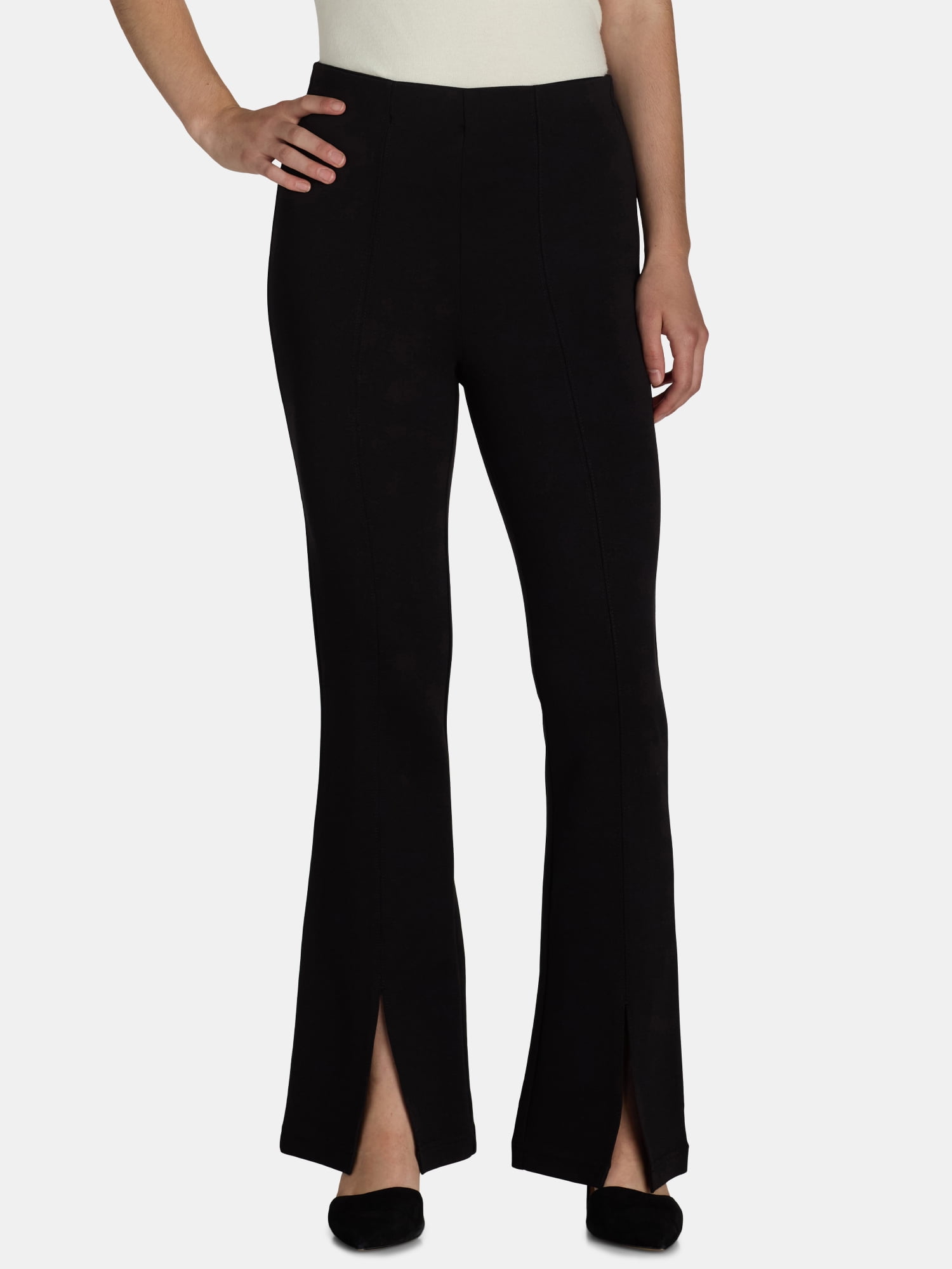 time-and-tru-women-s-flare-ponte-pants-sizes-xs-xxxl-walmart