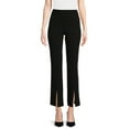 thumbnail image 1 of Time and Tru Women's Flare Ponte Pants, 30" Inseam for Regular, 1 of 5
