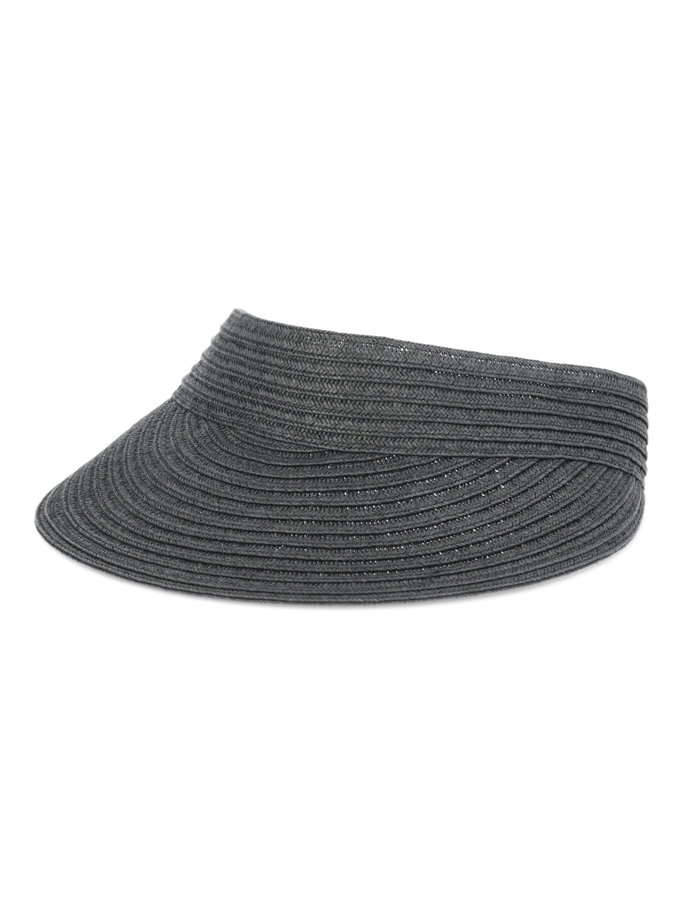 Time and Tru Women’s Flat Visor, Black, One Size Fits Most