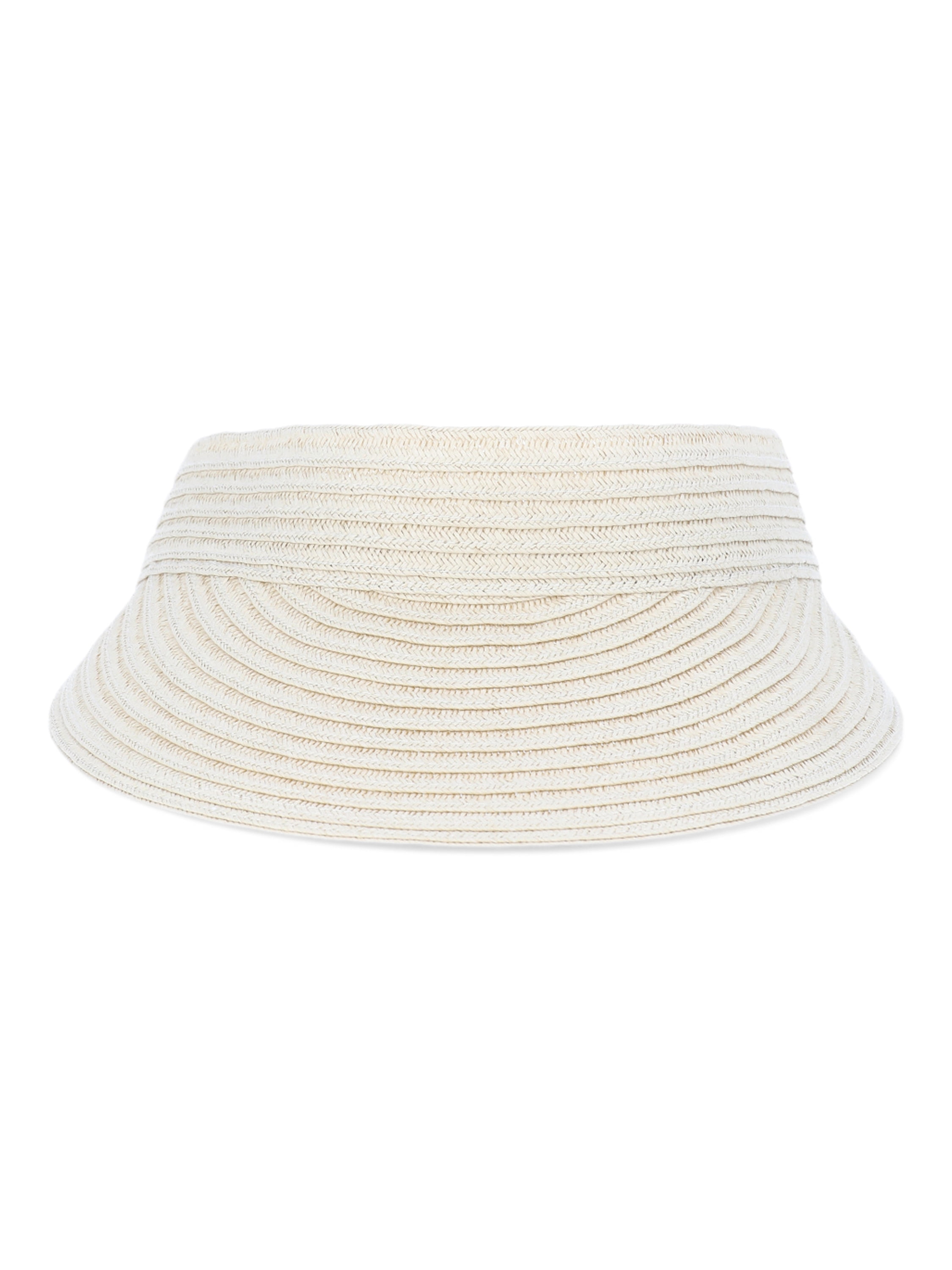 Time and Tru Women’s Flat Visor, Light Natural, One Size Fits Most