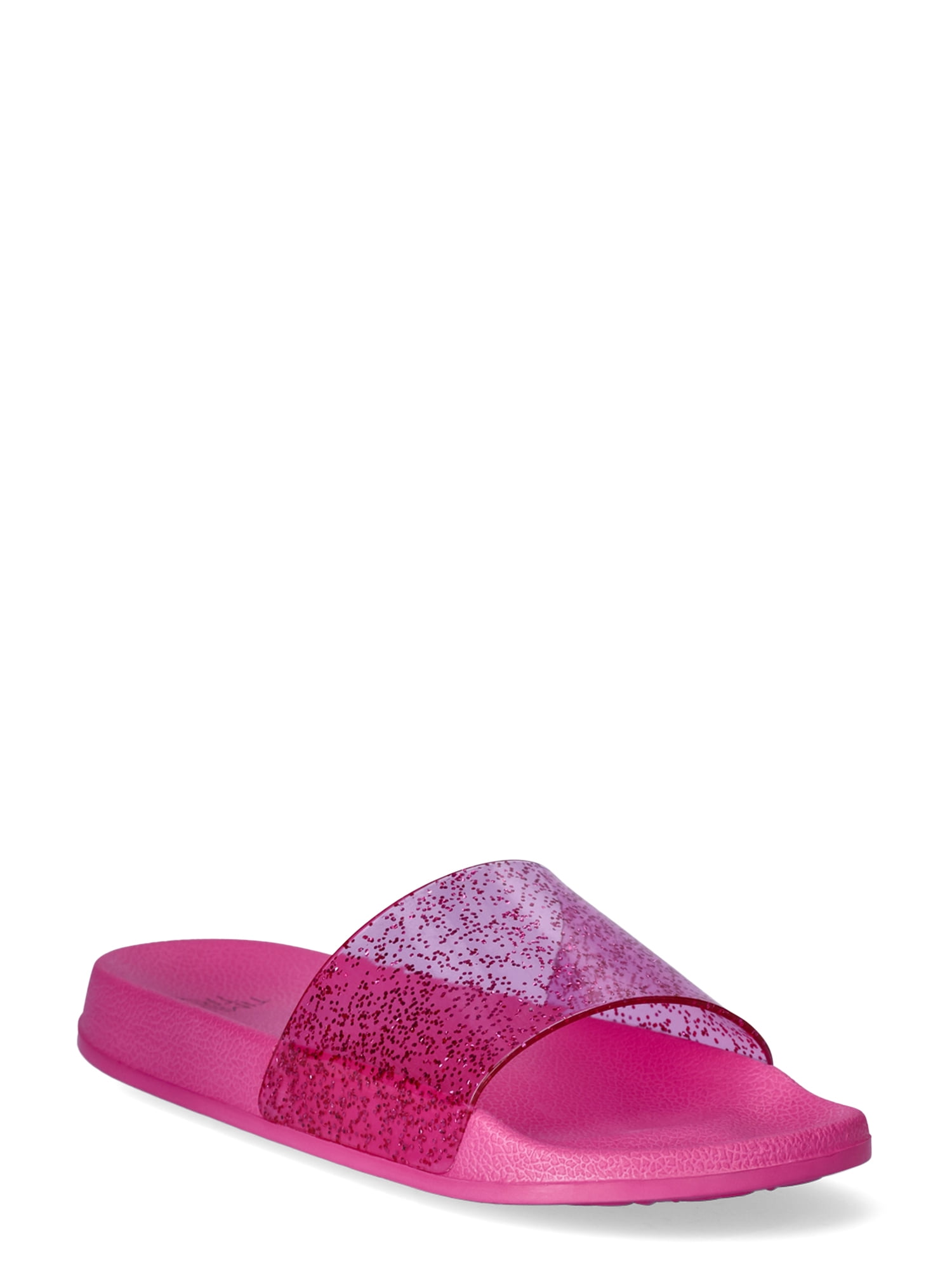 Time and Tru Women's Floral Slide Sandals, Sizes 6-11 - Walmart.com