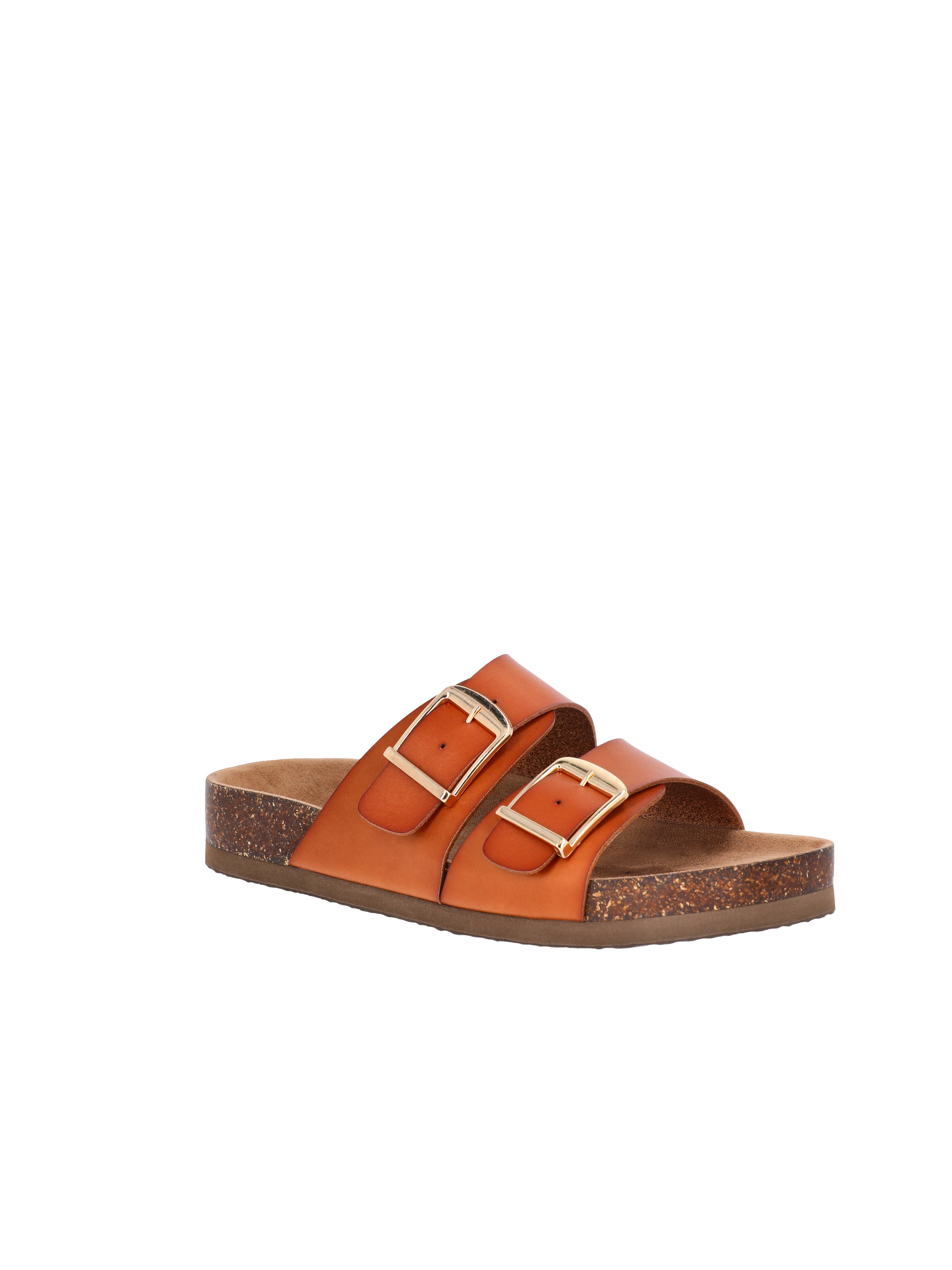 Time and Tru Women's Footbed Slide Sandals, Wide Width Available
