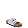 thumbnail image 1 of Time and Tru Women's Footbed Slide Sandals, Wide Width Available, 1 of 5